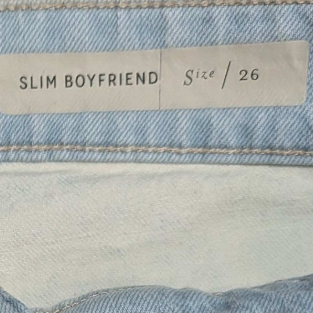 Pilcro and the Letterpress Anthropologie Slim Boyfriend Floral Denim 26 Shorts - Picture 9 of 11